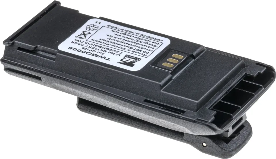 Baterie T6 Power pro Motorola CP040, CP150, CP250, Li-ion, 2600mAh, 18,7Wh