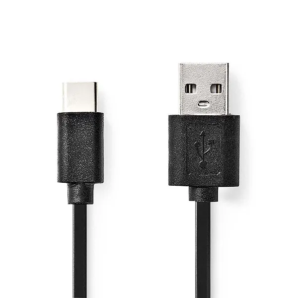Nedis CCGL60600BK30 - USB 2.0 kabel | USB-A Zástrčka - USB-C Zástrčka | 3 m | Če
