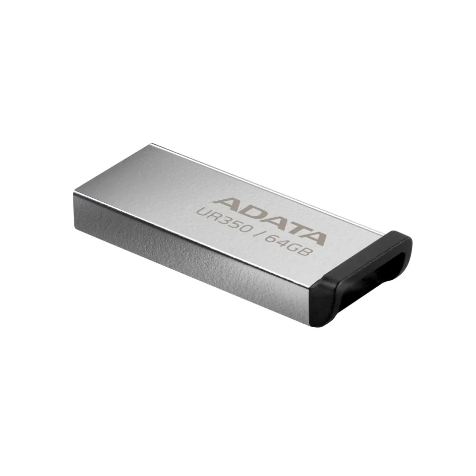 ADATA UR350/64GB/USB 3.2/USB-A/Černá