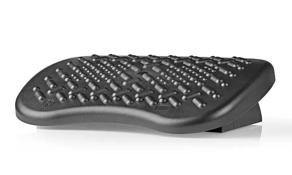NEDIS ergonomická podnožka/ nastavitelné úhly/ plastová/ černá
