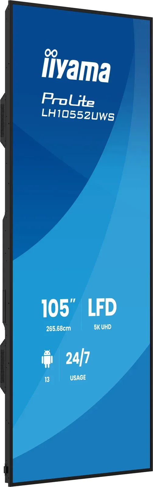 105" iiyama LH10552UWS-B1AG: IPS,5K,USB-C,24/7