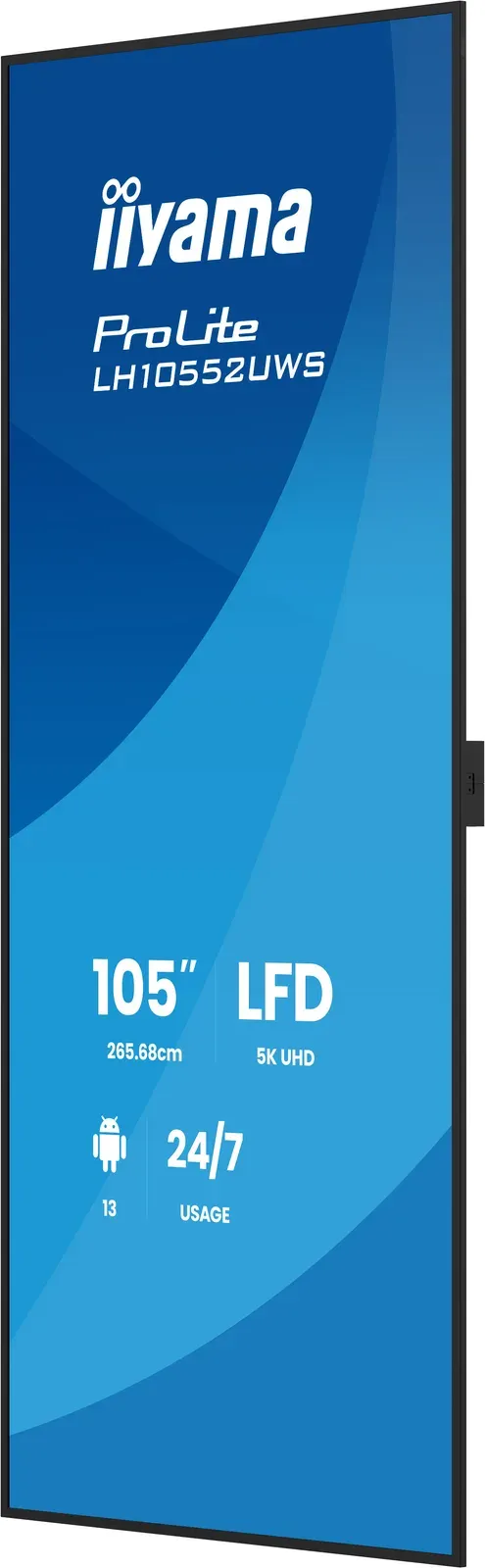 105" iiyama LH10552UWS-B1AG: IPS,5K,USB-C,24/7