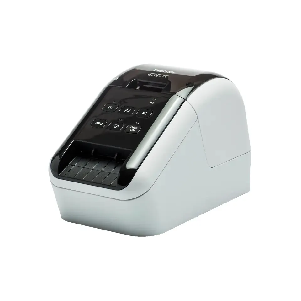 BROTHER tiskárna štítků QL-810W - 62mm, termotisk, USB WIFI Profi Tiskárna Štítků /po dokoupení DK-22251 tisk červeně /