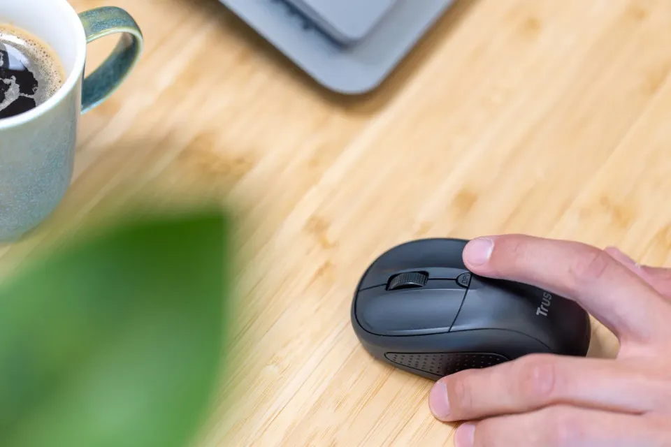 TRUST Myš PRIMO WIRELESS MOUSE MATT BLUE, USB, bezdrátová
