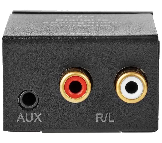 Nedis ACON2510BK - Digitální audio převodník | 1cestný | Vstup: 1x digitální RCA