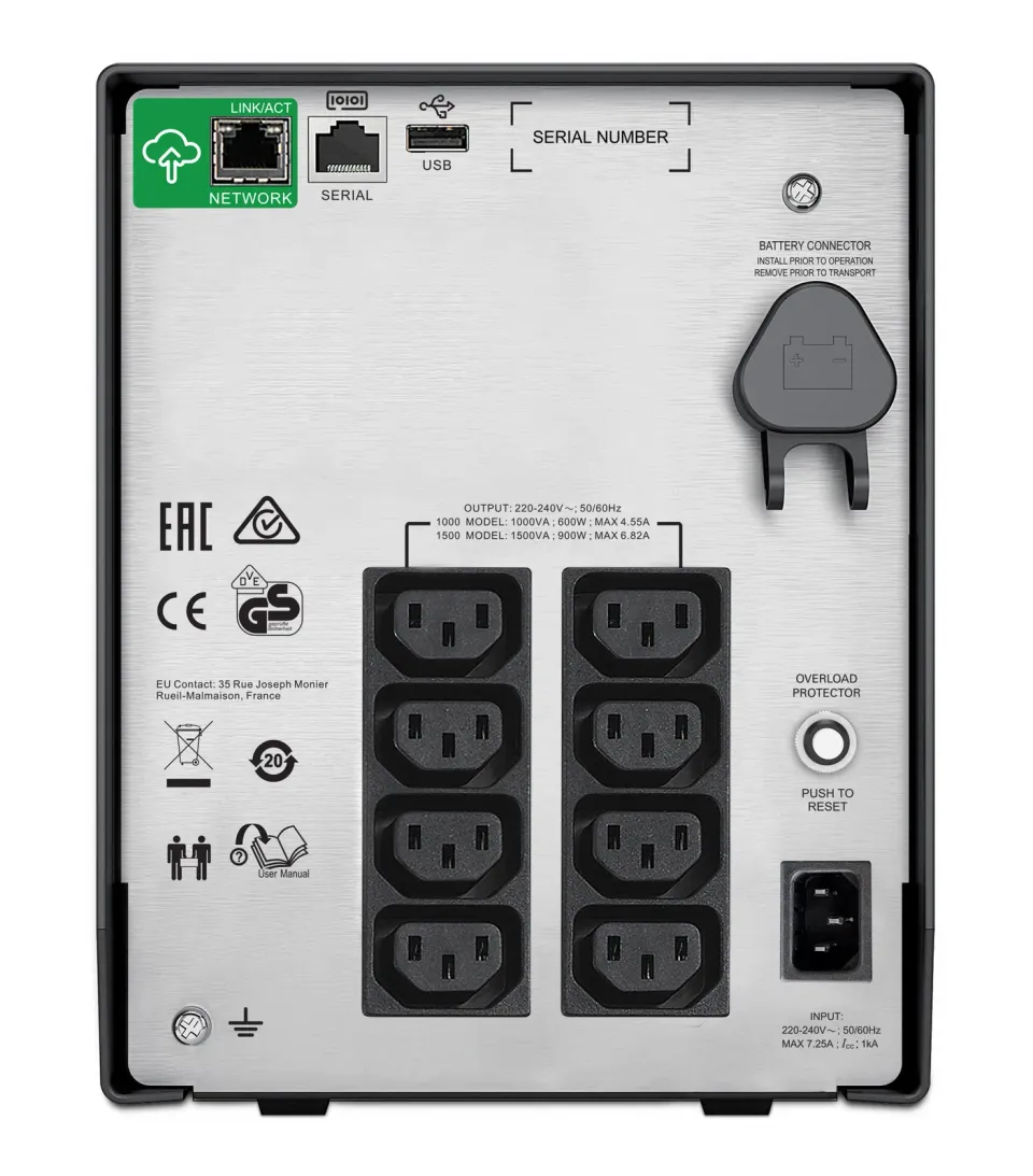 APC Smart-UPS C 1500VA LCD 230V with SmartConnect (900W)