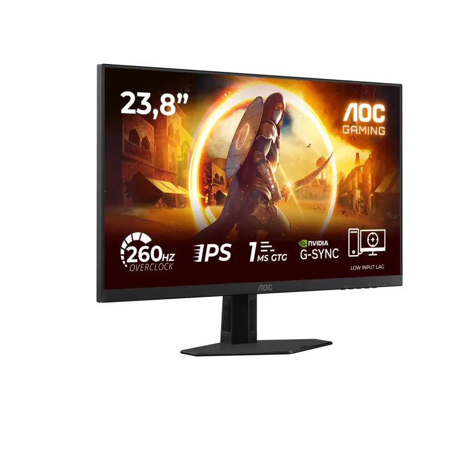 AOC Gaming/24G4ZRE/23,8"/IPS/FHD/260Hz/0,3ms/Černá/3R