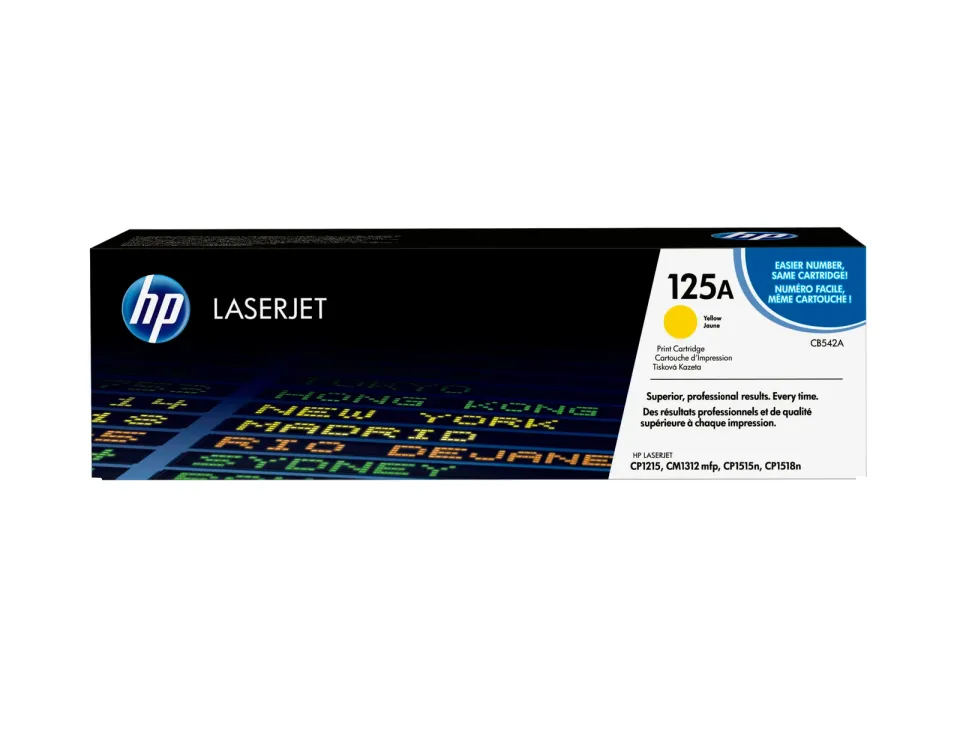 HP tisková kazeta žlutá, CB542A