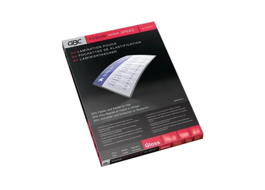 GBC Laminovací kapsy pro rychlou laminaci, 100 mic (100)