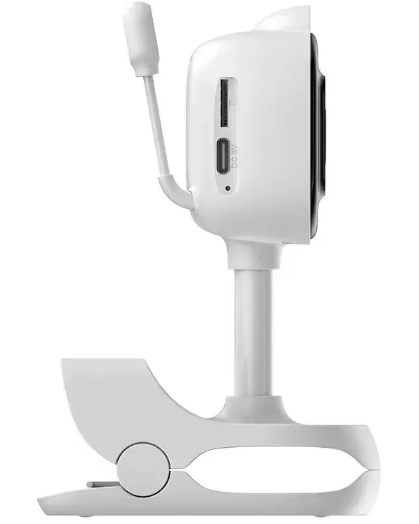 STRONG IP kamera DOVY/ dětská kamera/ bateriová/ Wi-Fi 4/ 3Mpix/ objektiv 3,6mm/ noční vidění/ SD/ 14 ukolébavek/ bílá