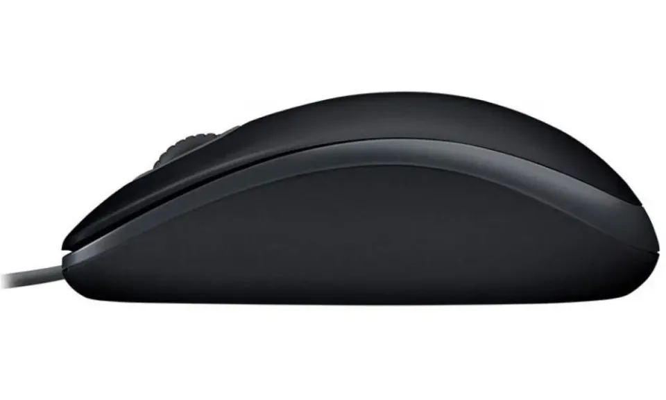 Logitech myš B110 Silent,pravák a levák,optická,3 tlačítka,kabelová,USB