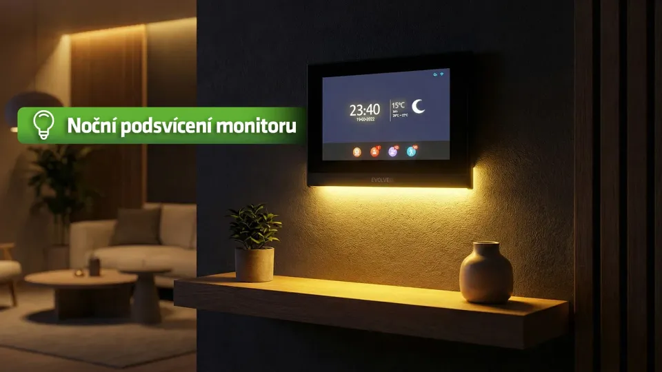 EVOLVEO DoorPhone ID-2, 2drátový videotelefon pro dva byty s RFID, otiskem prstu