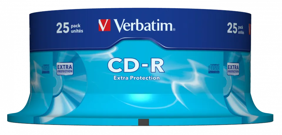 VERBATIM CD-R 700MB, 52x, spindle 25 ks