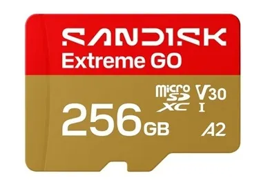 SanDisk Extreme GO MicroSD UHS-I 256GB 240MB/s(R) / 160MB/s(W)