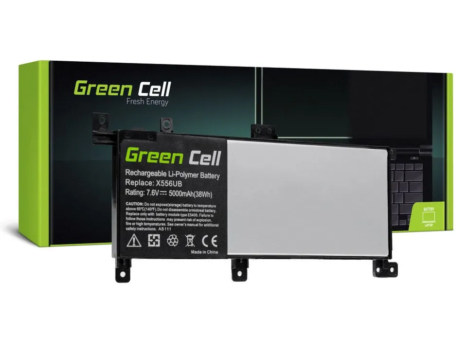 Green Cell Battery C21N1509 for Asus X556U X556UA X556UB X556UF X556UJ X556UQ X5