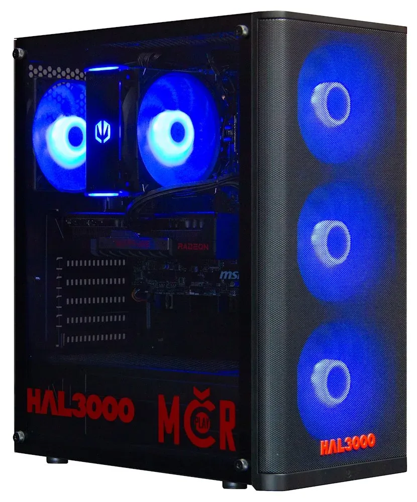HAL3000 MČR Finale Elite / AMD Ryzen 7 5700X/ 32GB DDR4/ RX 9060 XT 16G/ 1TB PCIe4 SSD/ WiFi/ W11