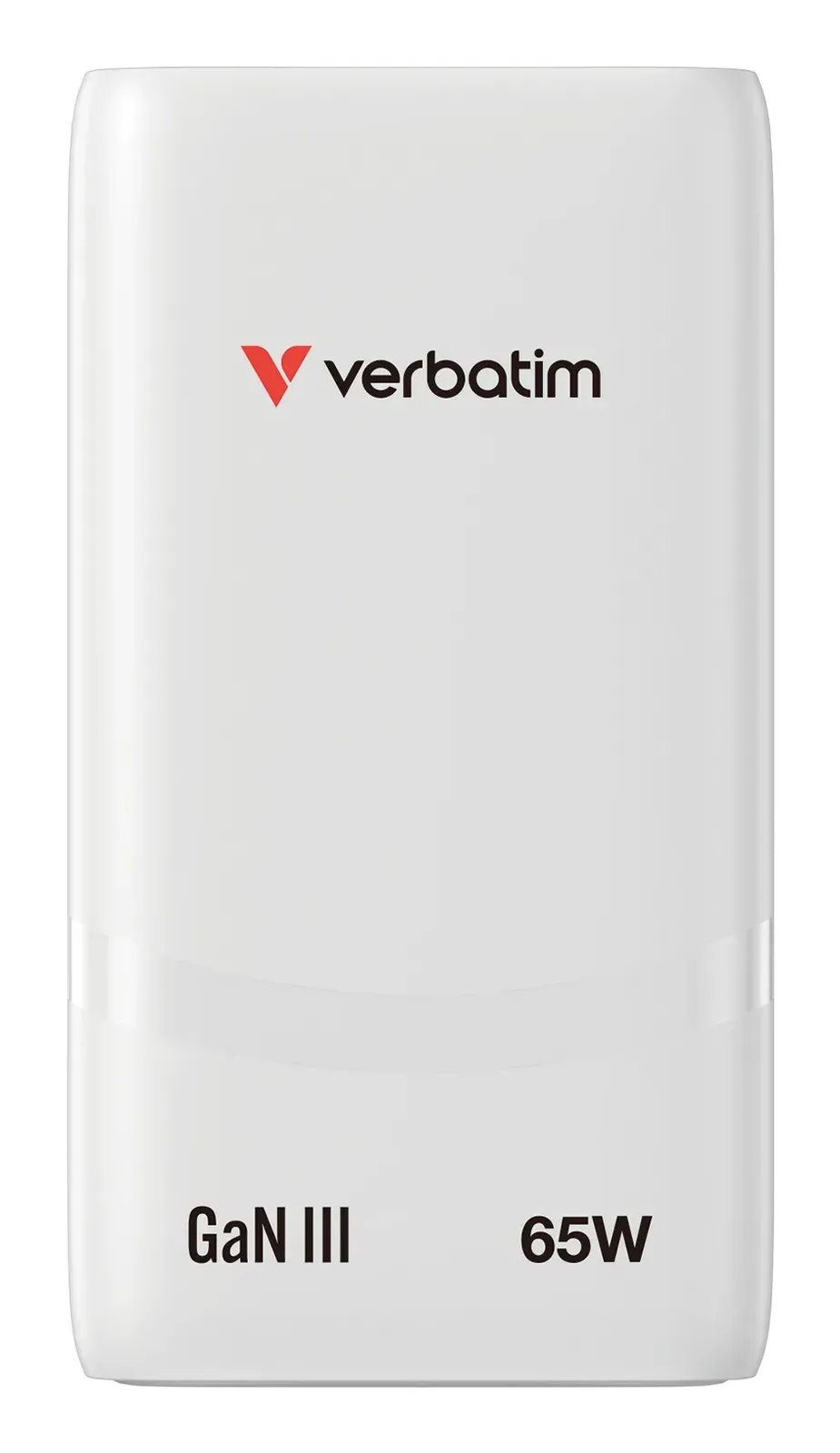 VERBATIM GaN Nabíječka Fold 'n' Go 65W, 2xUSB-C, bílá