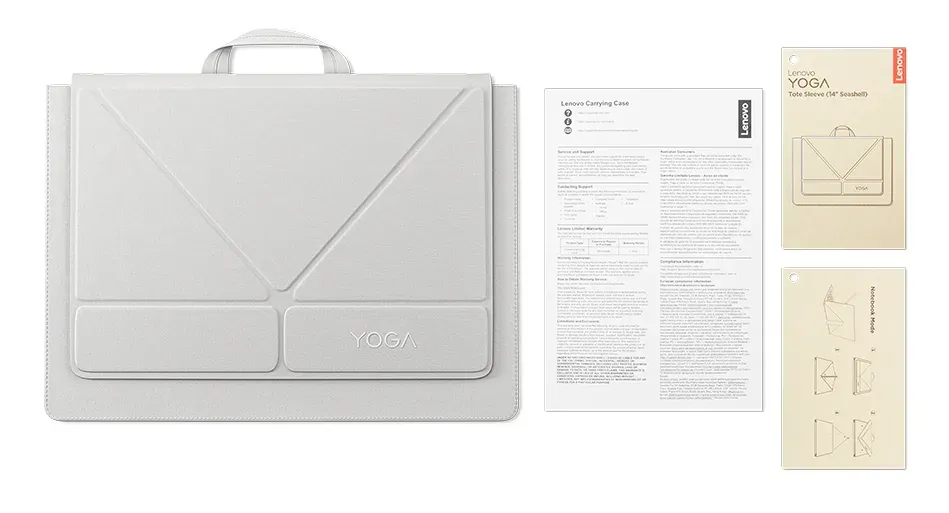 Lenovo Yoga 14" Tote Sleeve = pouzdro na 14" Lenovo Yoga notebooky v béžové barv