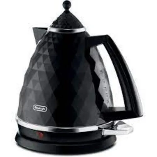 DeLONGHI Rychlovarná konvice 1.7L, černá Brillante