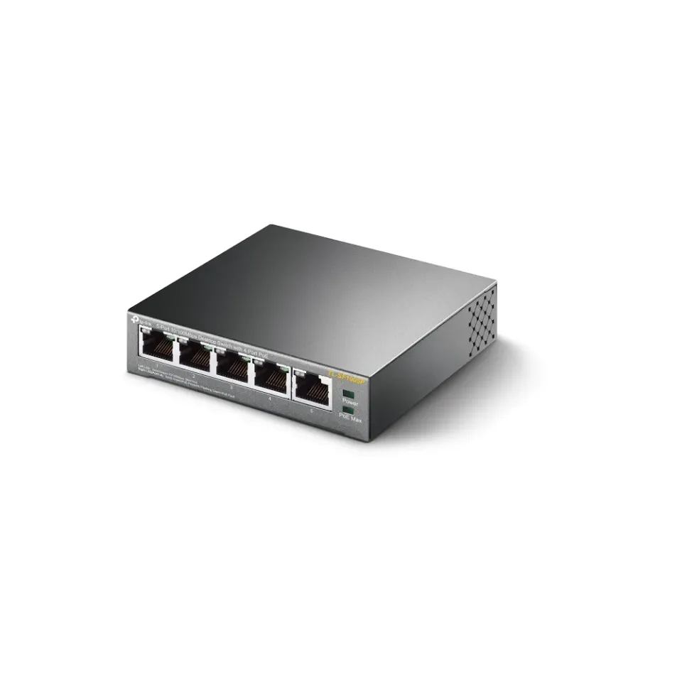 TP-LINK TL-SF1005P 5x LAN/4xPOE 10/100Mbps POE 5port switch