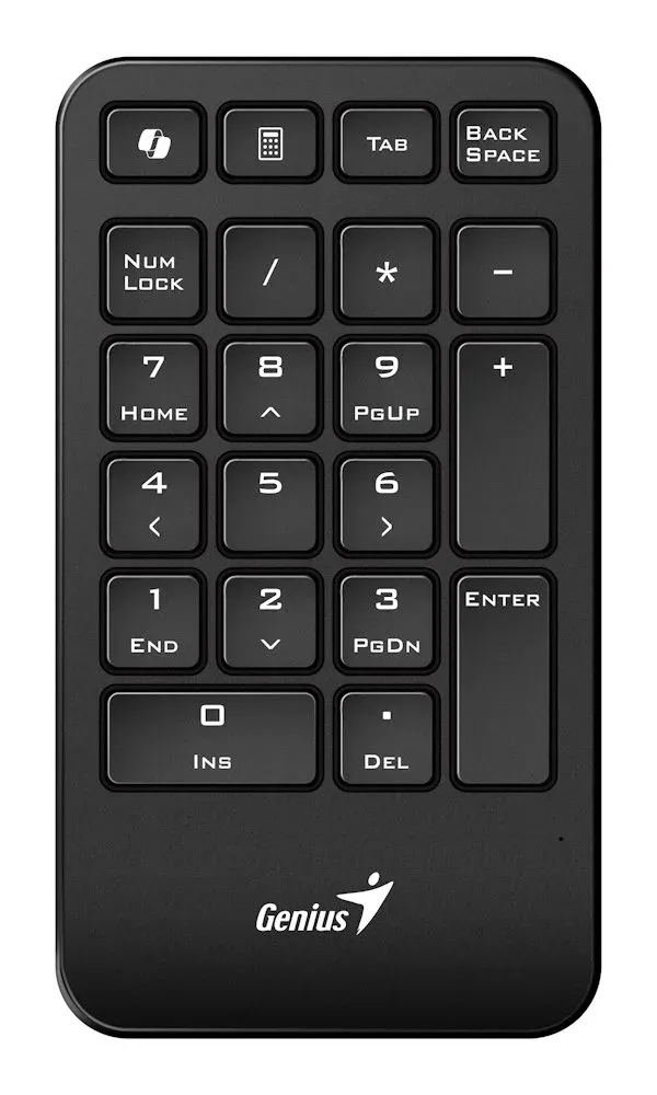 Genius NumPad 1000, Klávesnice, numerická, bezdrátová, Copilot klávesa, 2,4GHz,