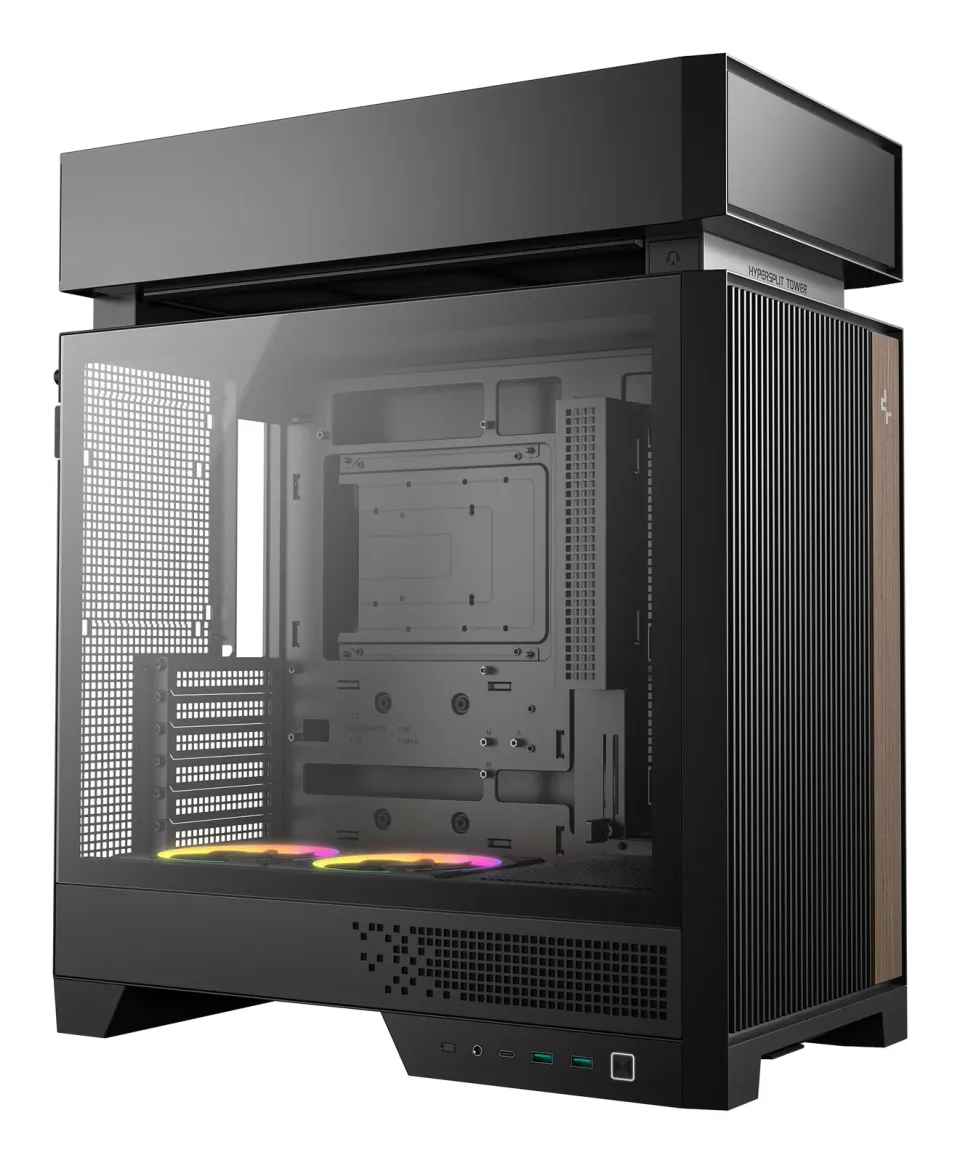DEEPCOOL Case CL660, ATX, Průhledná bočnice, černá