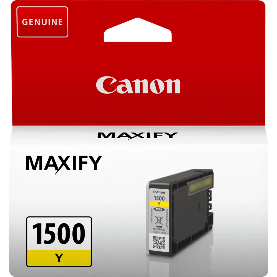 Canon cartridge INK PGI-1500 Y/Yellow/300str.