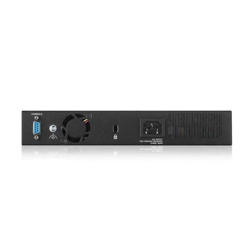Zyxel GS2220-10HP 10-port L2 Managed Gigabit PoE Switch, 8x gigabit RJ45, 2x gigabit RJ45/SFP, PoE 180 W