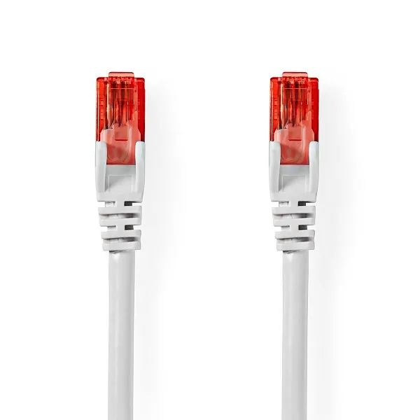 Nedis CCGL85200WT100 - Síťový Kabel Cat 6 U/UTP | RJ45 Zástrčka – RJ45 Zástrčka
