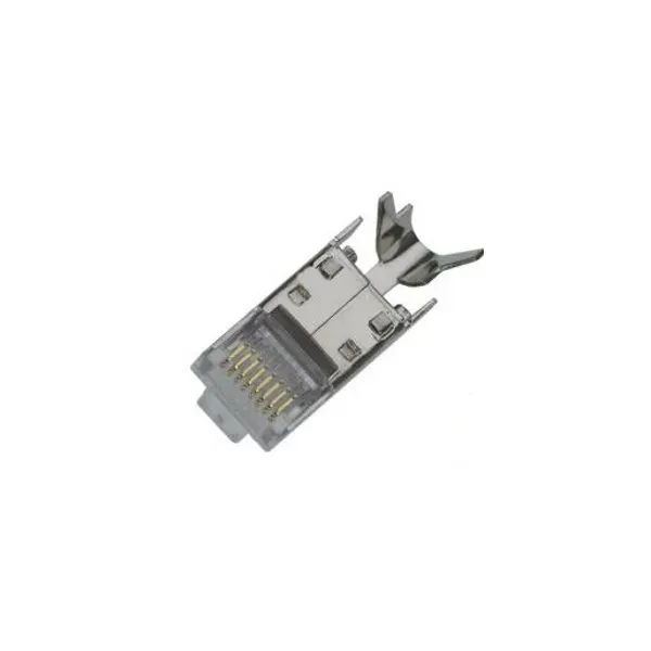 XtendLan Konektor STP RJ45 CAT 6 s lisovacím klipem