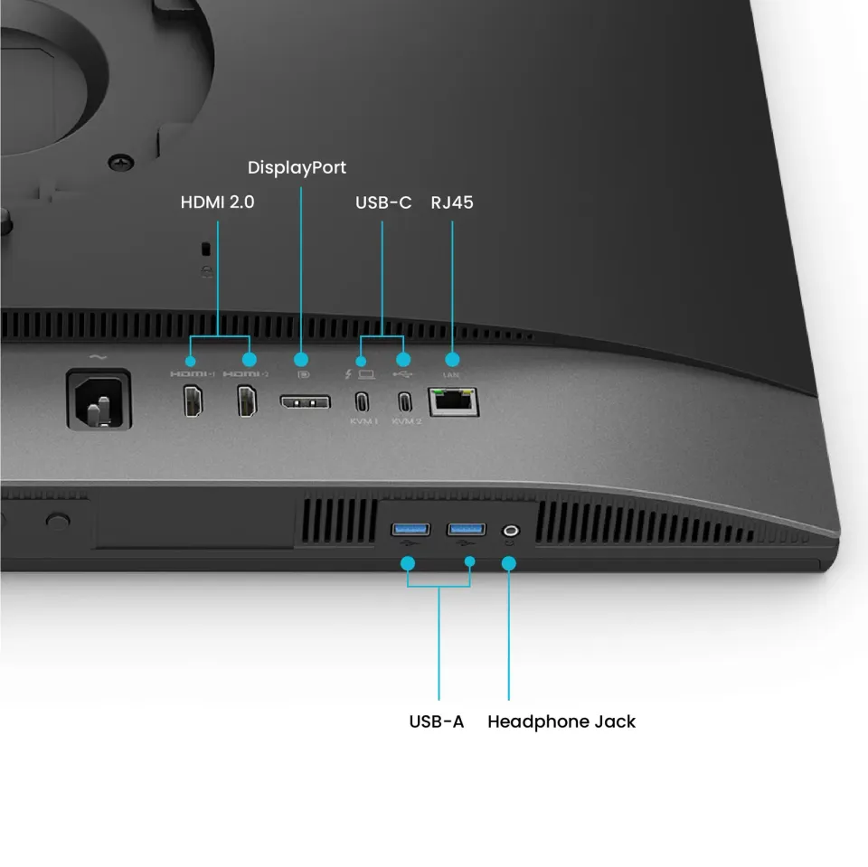 BENQ 27" LED PD2770U 27" IPS 3840 × 2160/ 5 ms / 1000:1/ HDMI/DP/USB-C/RJ4/výš. nastav/ pro grafickou a video editaci