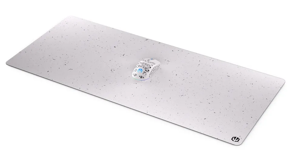 Endorfy Stoneflow White XL,Podložka pod myš, herní, 900×400×3mm, voděodolná, obš