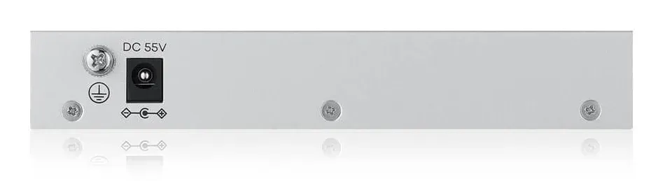 Zyxel GS1200-5HPv2 5-port Desktop Gigabit Web Smart PoE switch, 4x PoE+ GbE, PoE 60W, fanless
