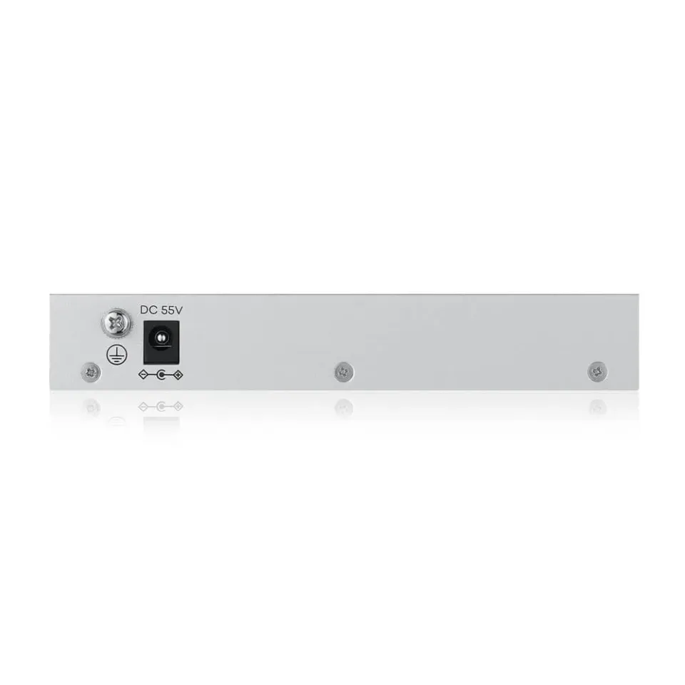 Zyxel GS1200-5HPv2 5-port Desktop Gigabit Web Smart PoE switch, 4x PoE+ GbE, PoE 60W, fanless