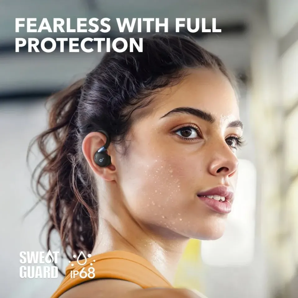 Anker Soundcore Sport X20/ sluchátka/ Bluetooth/ BassUp/ ANC/ IP68/ černá