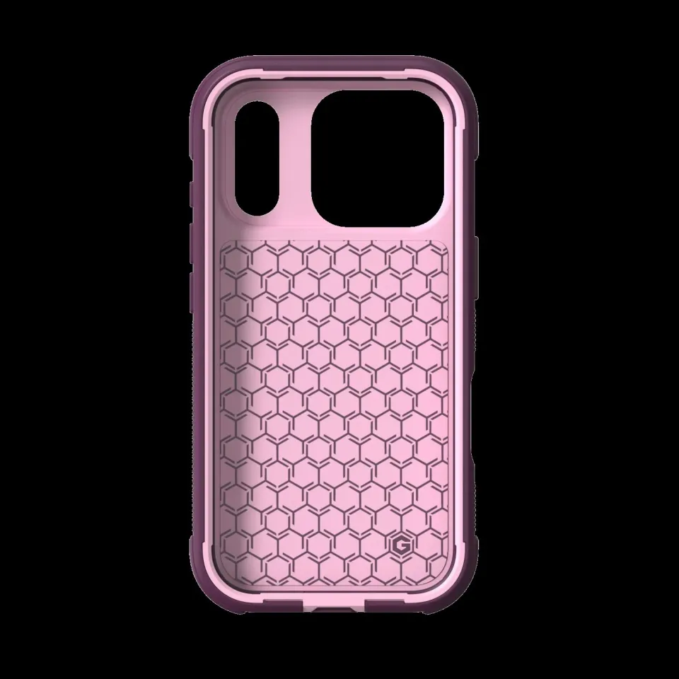 Case Teton Snap with Kickstand and Holster for Apple iPhone 18 Pro / 17 Pro - Aubergine