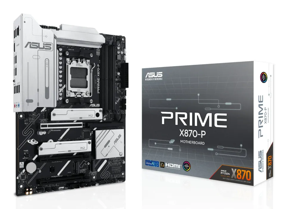 ASUS MB Sc AM5 PRIME X870-P, AMD X870, 4xDDR5, 1xHDMI, 2xUSB4