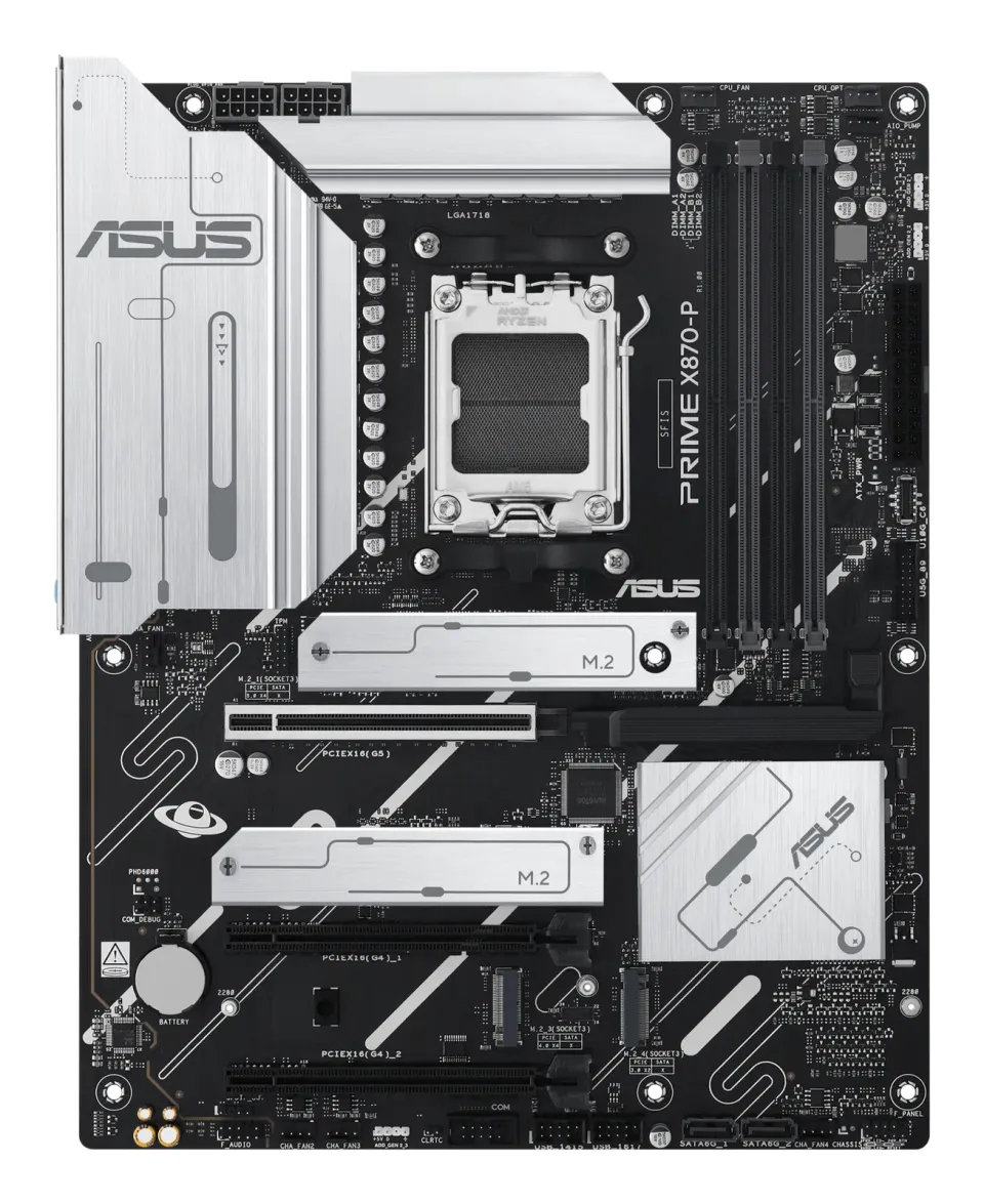ASUS MB Sc AM5 PRIME X870-P, AMD X870, 4xDDR5, 1xHDMI, 2xUSB4