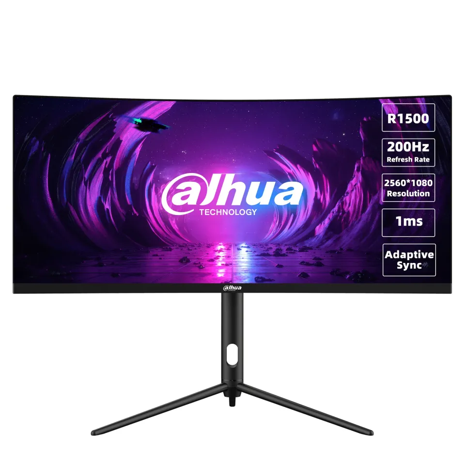 Dahua monitor LM30-E330CA curved 30" VA/2560x1080/1ms/250nits/3000:1/200Hz/2xDP/