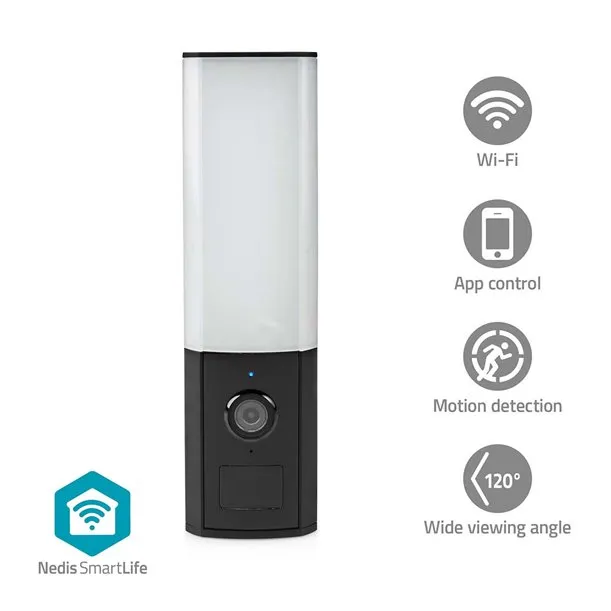 Nedis WIFICOL10CBK - SmartLife Venkovní Kamera | Wi-Fi | Full HD 1080p | IP65 |