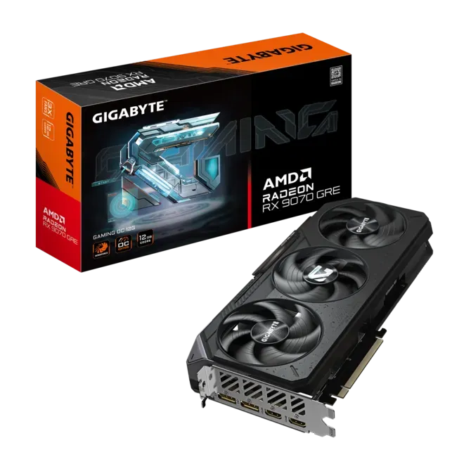 GIGABYTE Radeon RX 9070 GRE/Gaming/OC/12GB/GDDR6