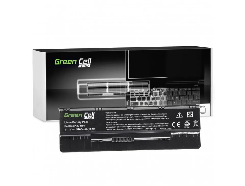 Green Cell Battery PRO A32-N56 for Asus N56 N56D N56DP N56JR N56V N56VJ N56VM N5