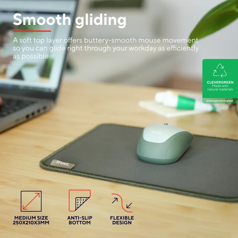 TRUST BOYE MOUSE PAD ECO GREEN