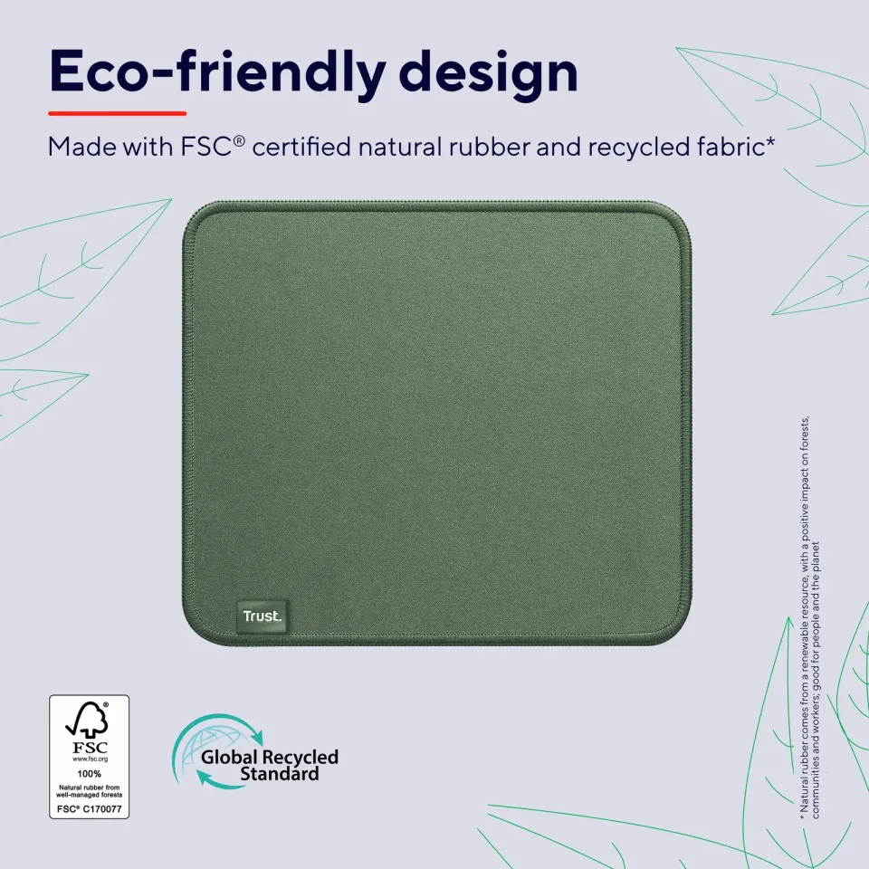 TRUST BOYE MOUSE PAD ECO GREEN