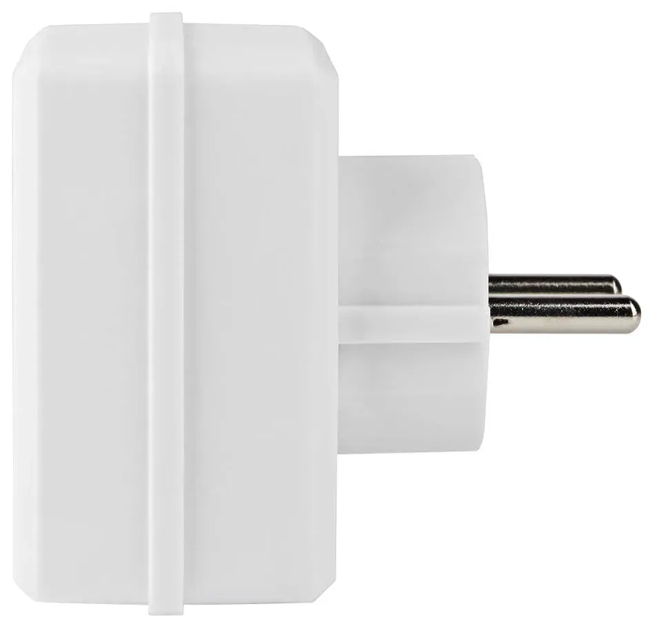 NEDIS síťový rozbočovač/ 3x zásuvka typu C (bez kolíku)/ 250 V AC 50/60 Hz/ 2,5 A/ 1700 W/ bílý