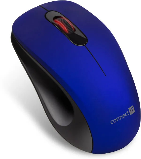 CONNECT IT "MUTE" bezdrátová optická tichá myš, USB, (+ 1x AA baterie zdarma), m