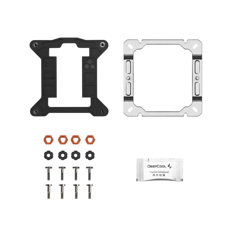 DEEPCOOL CPU Chladič AG400 G2, 1x120mm, LGA1851, AM5, černá
