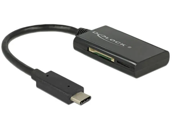 Delock USB 3.1 Gen 1 čtečka karet USB Type-C samec 4 slotů