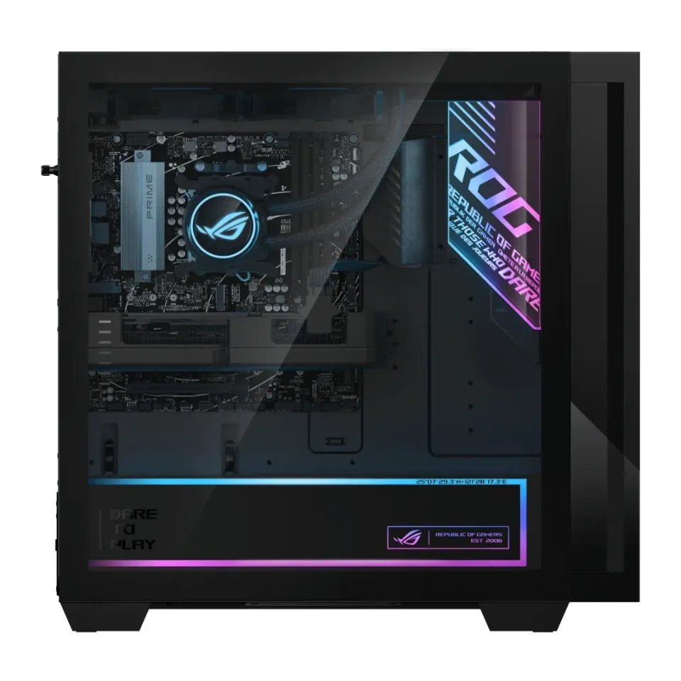 ASUS PC ROG GM700 (GM700TZ-R9800X279W), Ryzen 7 9800X3D, 32GB, 1TB SSD, RTX 5070 12GB, W11 Home, Black