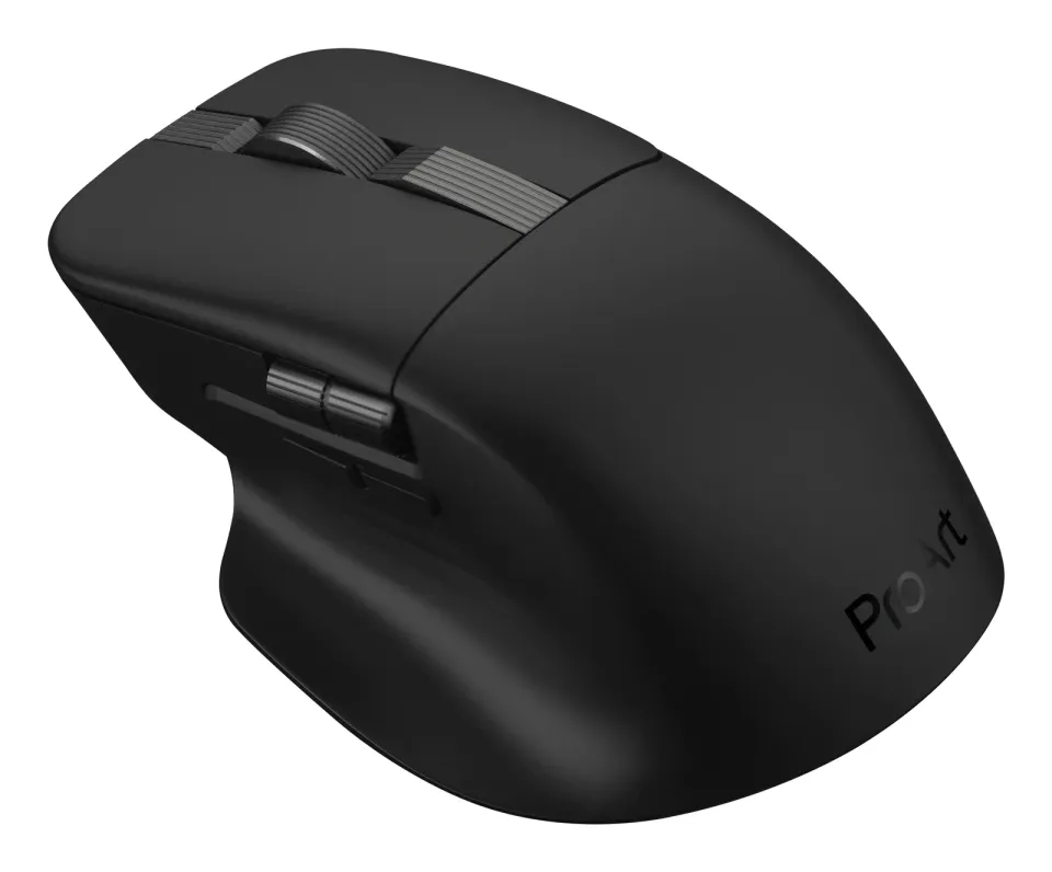 ASUS ProArt MD301/Ergonomická/Optická/Pro praváky/8 000 DPI/Drátové/Bezdrátové/Černá
